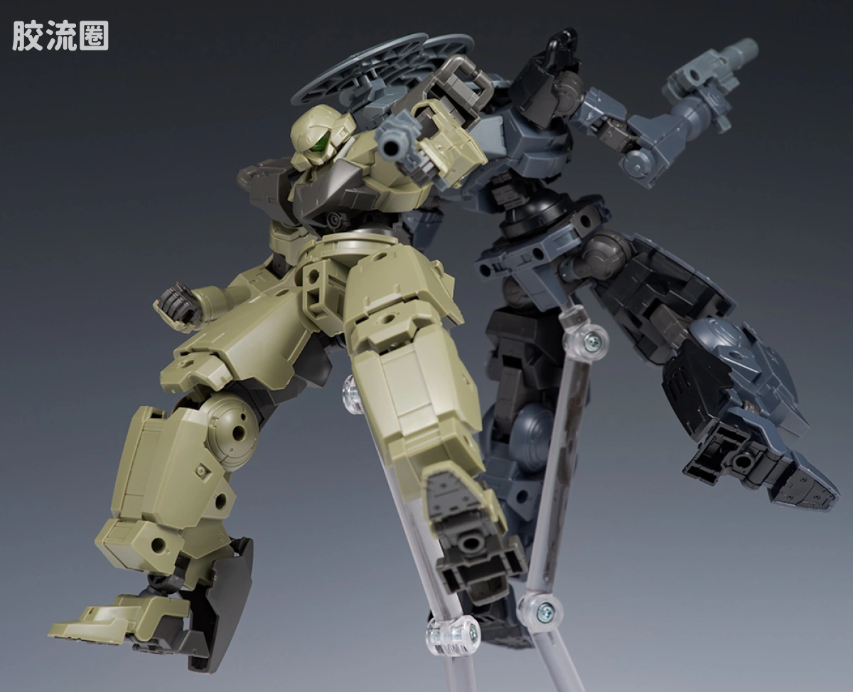 30MM 1/144 夏尔努瓦/Cielnova（拜隆军） 28 bEXM-14T 希尔诺瓦 绿色 - 图片